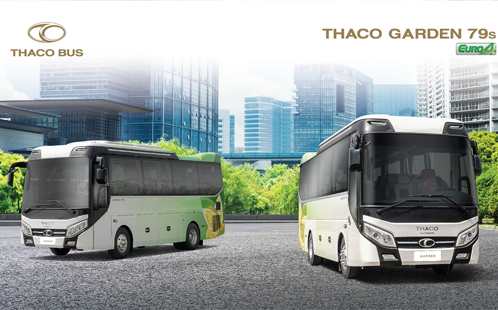 Xe buýt Thaco Garden 79s giá 1,66 tỷ đồng