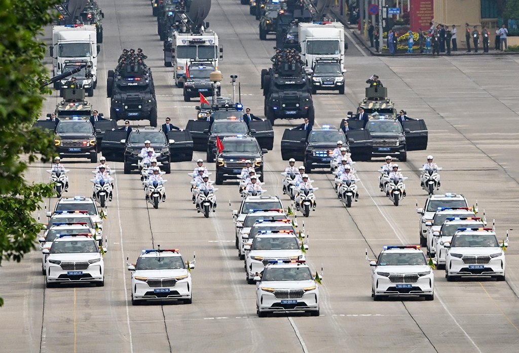 Cận cảnh dàn xe VinFast VF 9 đặc biệt tại Lễ kỷ niệm 80 năm Quốc khánh