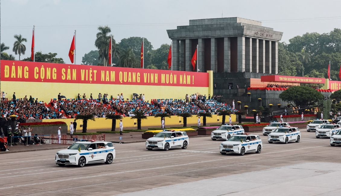 Cận cảnh dàn xe VinFast VF 9 đặc biệt tại Lễ kỷ niệm 80 năm Quốc khánh