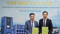 V-Green hợp tác Viettel Post, mở rộng hạ tầng sạc và đổi pin xe điện khắp cả nước