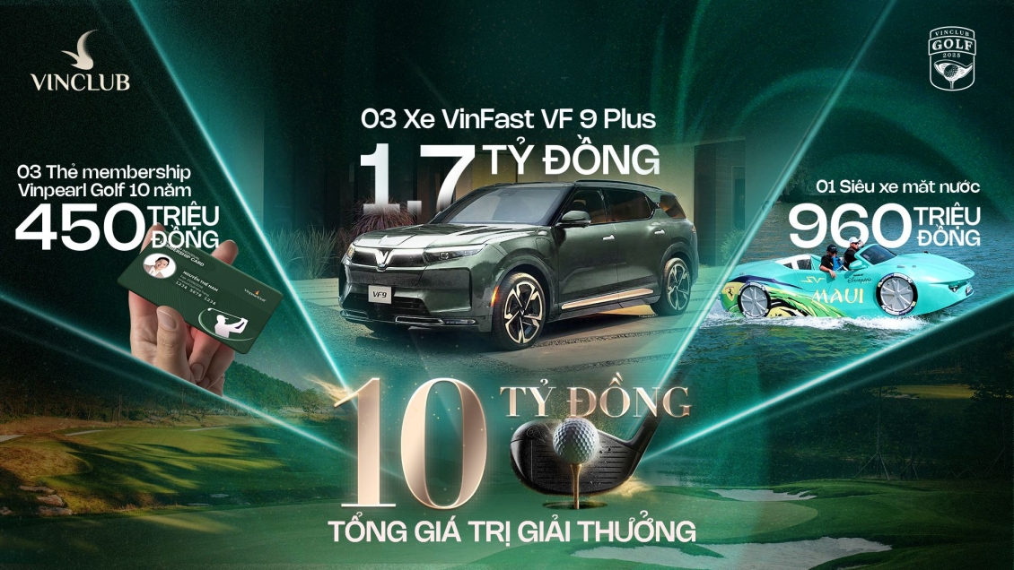 VinClub Golf 2025 chính thức khởi động với chuỗi trải nghiệm hoàng gia VinClub Golf 2025 chính thức khởi động với chuỗi trải nghiệm hoàng gia