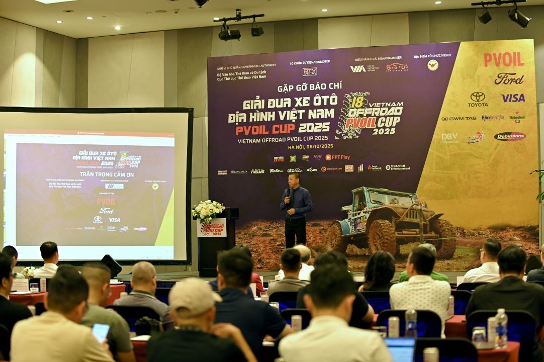 Giải đua ô tô địa hình PVOIL VOC 2025 sắp khởi tranh