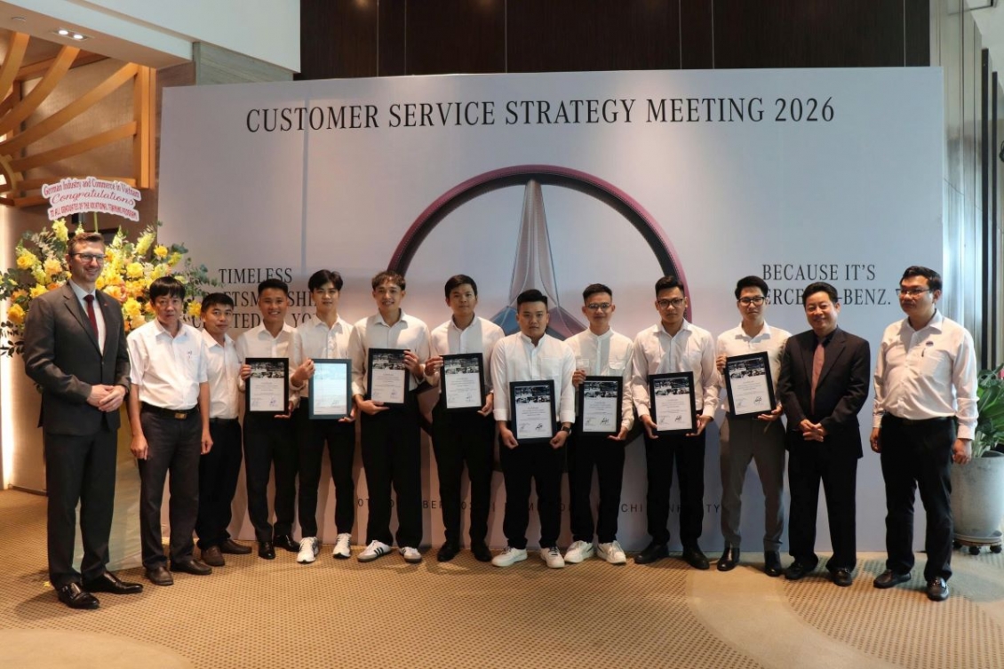 Mercedes-Benz Việt Nam tổ chức lễ tốt nghiệp cho học viên chương trình Đào tạo Nghề Song Hành Mercedes-Benz Việt Nam tổ chức lễ tốt nghiệp cho học viên chương trình Đào tạo Nghề Song Hành