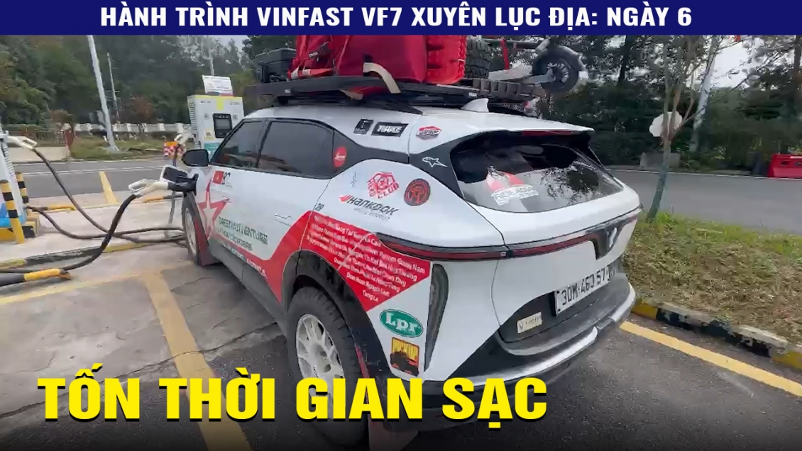 Video: Chia sẻ hành trình lái VinFast VF7 xuyên lục địa ngày 6