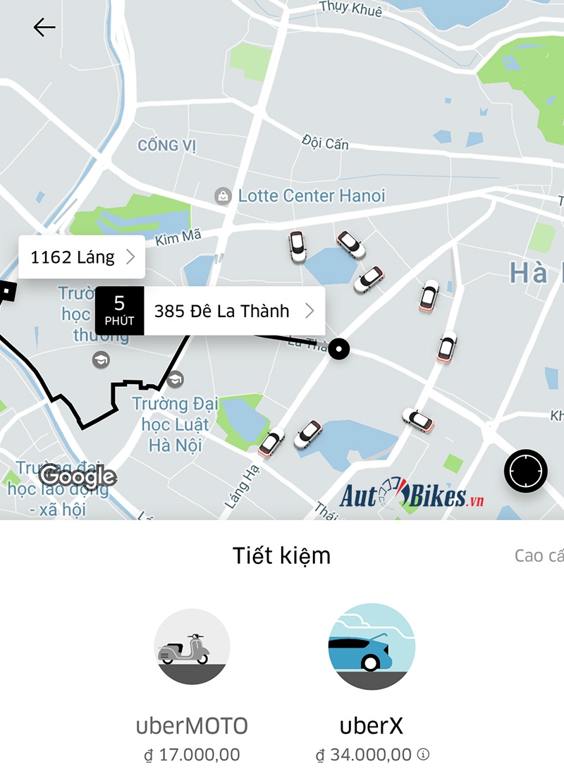 lai xe uber lao dao vi vang khach