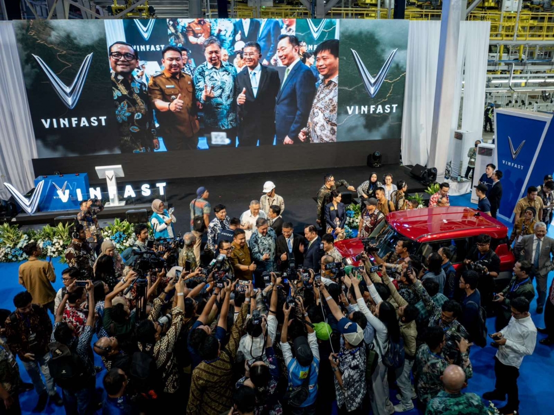 VinFast khánh thành nhà máy ô tô điện tại Subang, Indonesia VinFast khánh thành nhà máy ô tô điện tại Subang, Indonesia