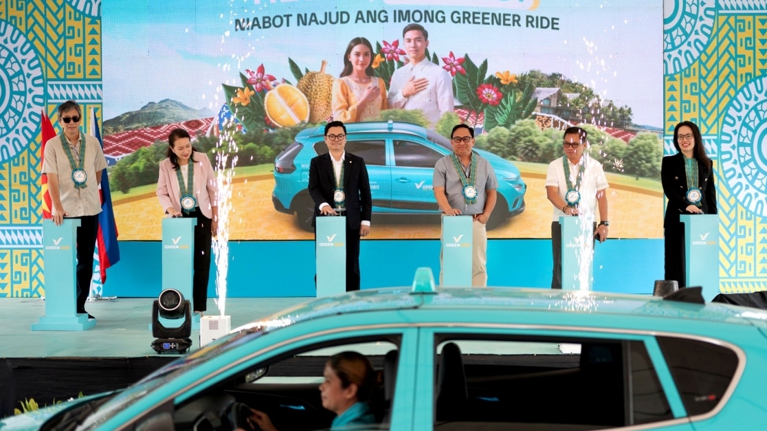 Green GSM ra mắt dịch vụ taxi điện tại Davao, Philippines