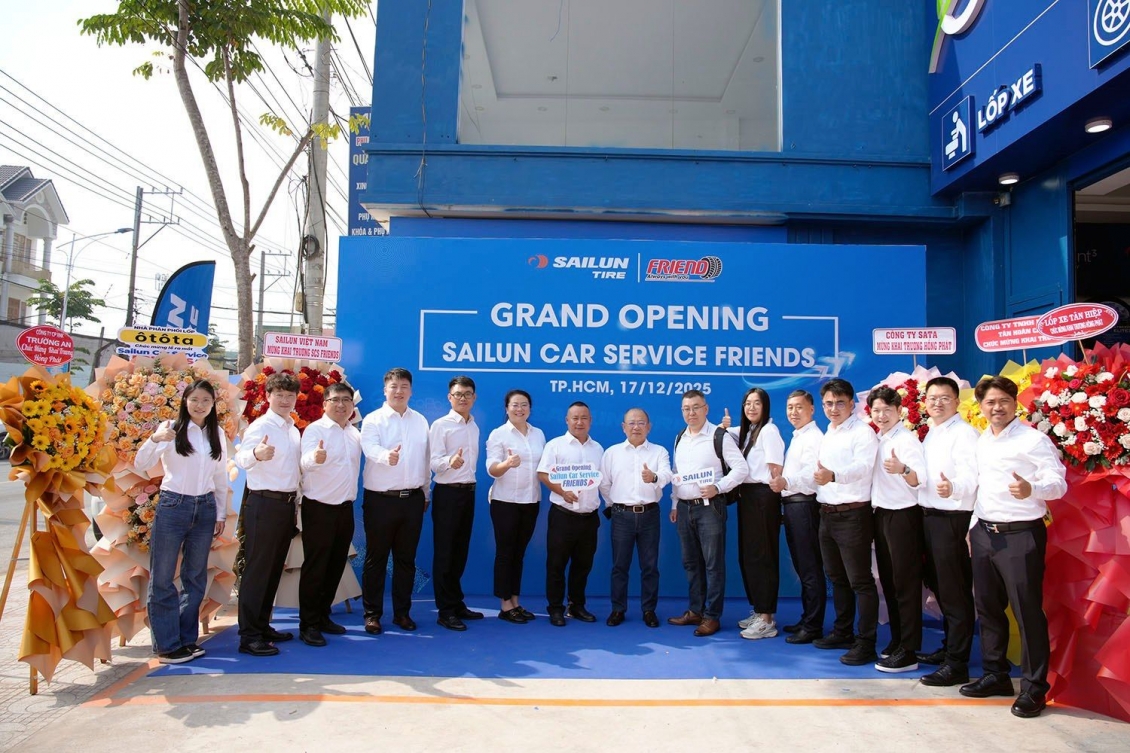 Sailun Tire khai trương cửa hàng Sailun Car Service Friends đầu tiên tại TP. Hồ Chí Minh