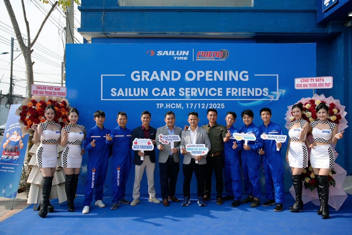 Sailun Tire khai trương cửa hàng Sailun Car Service Friends đầu tiên tại TP. Hồ Chí Minh