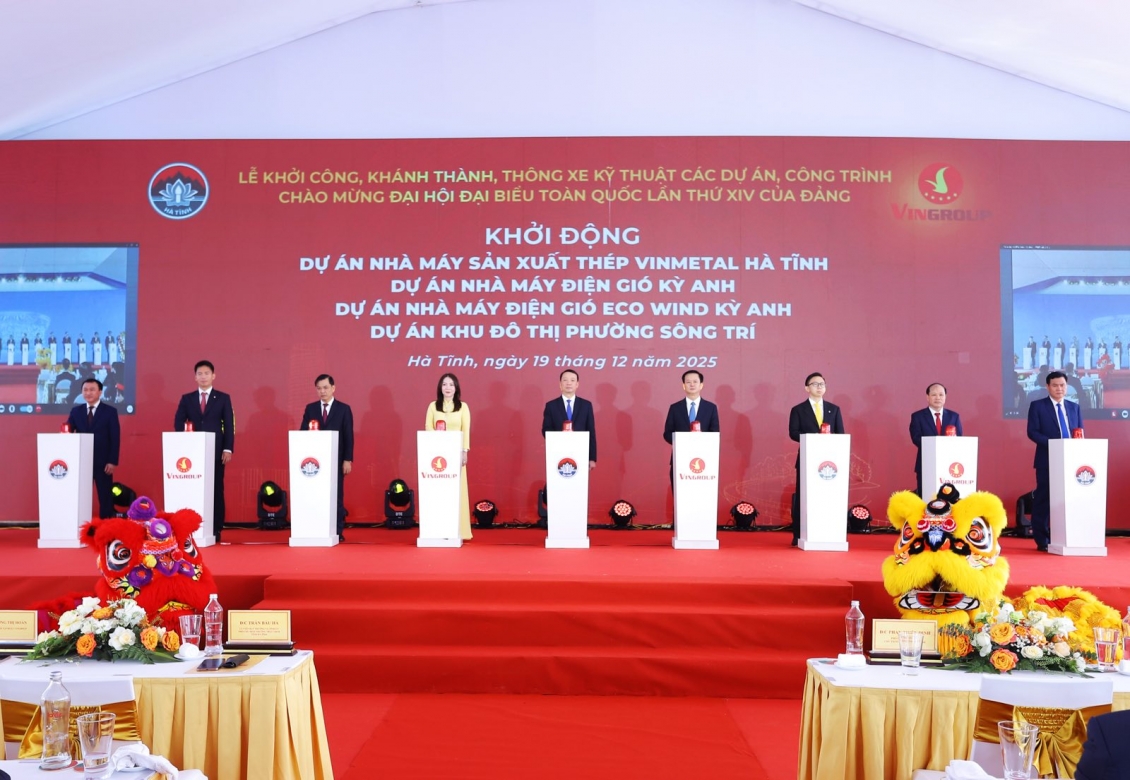 Vingroup đồng loạt khởi động, khai trương 11 công trình trọng điểm trên toàn quốc
