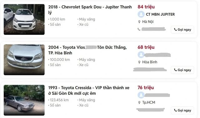 Ô tô cũ giá 'siêu rẻ': Nên mua hay không?