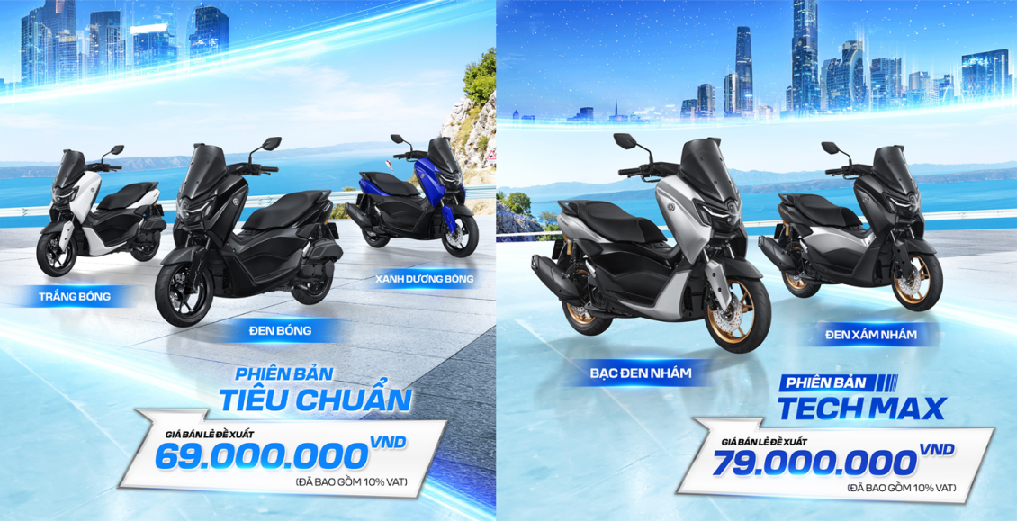 Yamaha NMAX 2025 ra mắt, giá từ 69 triệu đồng