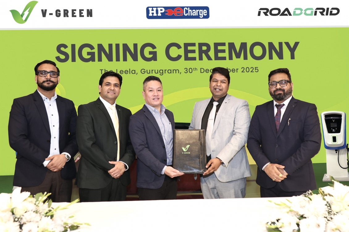 V-Green hợp tác với HPCL và RoadGrid India, mở rộng hạ tầng sạc xe điện tại Ấn Độ