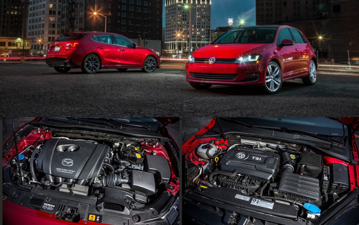 mazda3 grand touring 2016 doi dau volkswagen golf tsi 2015