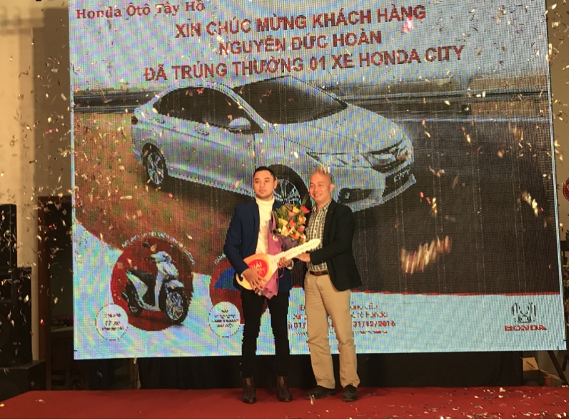 Honda tặng 20 xe Honda City và SH 125 cho khách tim ra 20 khach hang trung honda city va sh 125 tai viet nam