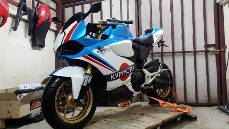 honda msx 125 bien hinh thanh ducati 1199 qua ban tay tho do