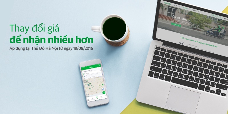 GrabBike Hà Nội tăng cước lên 3.800 đồng/km grabbike ha noi tang cuoc len 3800 dongkm