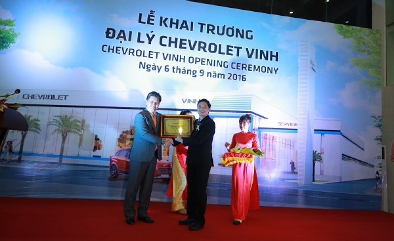gm viet nam khai truong dai ly chevrolet vinh tai nghe an