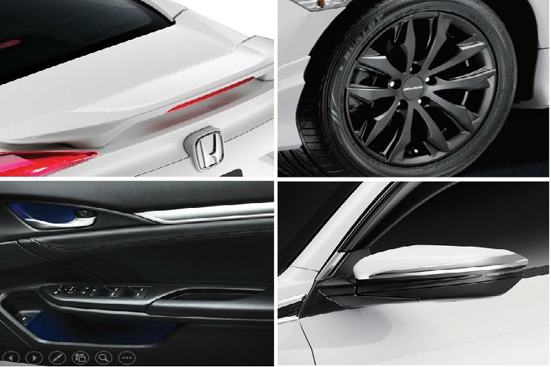 phu kien chinh hang o to honda gom nhung gi