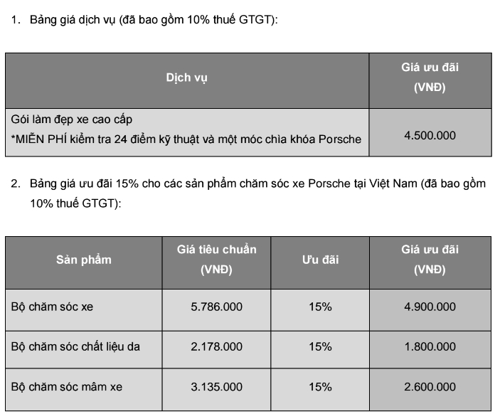 Chăm sóc xe Porsche toàn diện chưa tới 5 triệu đồng cham soc xe porsche toan dien chua toi 5 trieu dong
