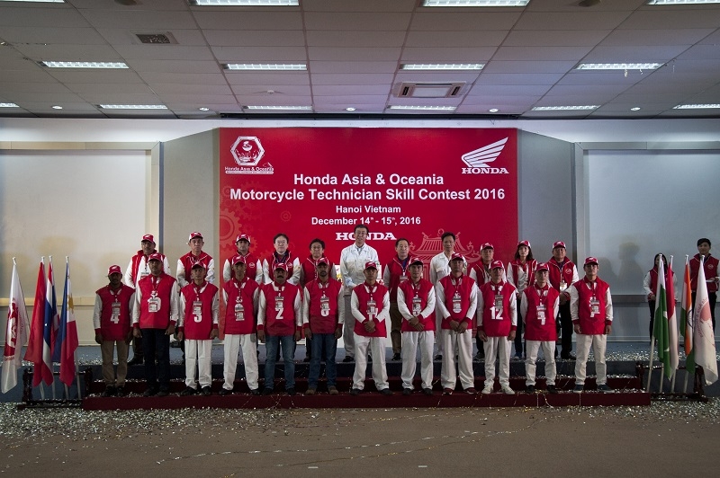 Honda Việt Nam tổ chức hội thi kỹ thuật viên giỏi honda viet nam to chuc hoi thi ky thuat vien gioi