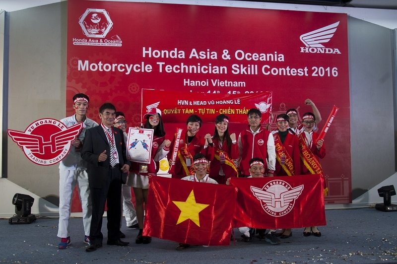Honda Việt Nam tổ chức hội thi kỹ thuật viên giỏi honda viet nam to chuc hoi thi ky thuat vien gioi