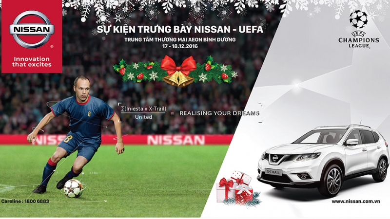 Nissan UEFA tổ chức lái thử xe đón Giáng sinh – Năm mới 2017 nissan uefa to chuc lai thu xe don giang sinh nam moi 2017