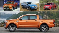 ford ranger toyota hilux dong loat lao doc