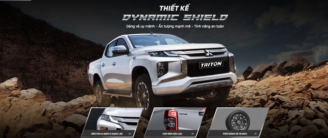 mitsubishi triton 2019 gia tu 730 trieu dong tai viet nam