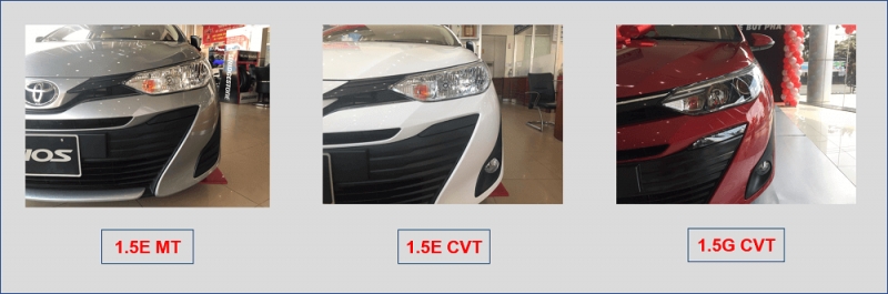 chi tiet 3 phien ban 6 mau cua toyota vios 2019