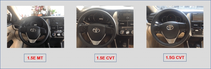 chi tiet 3 phien ban 6 mau cua toyota vios 2019
