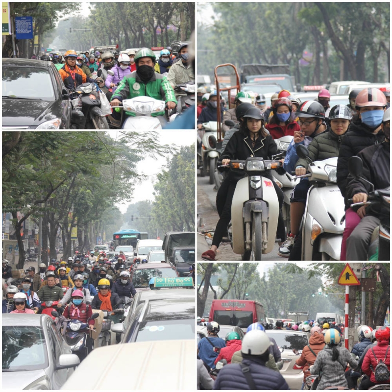 Tắc đường Hà Nội: 8 'điểm đen' ùn tắc mới, giáp Tết chớ dại đi qua