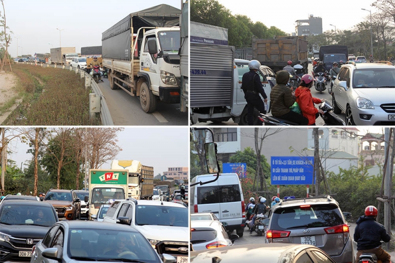 Tắc đường Hà Nội: 8 'điểm đen' ùn tắc mới, giáp Tết chớ dại đi qua