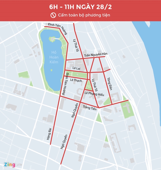 Cấm hoàn toàn 10 tuyến phố trong ngày chính thượng đỉnh Mỹ - Triều