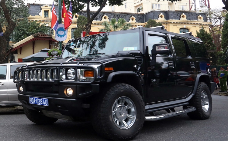Hummer H2 - 'khủng long' bọc thép của Việt Nam ở thượng đỉnh Mỹ -Triều