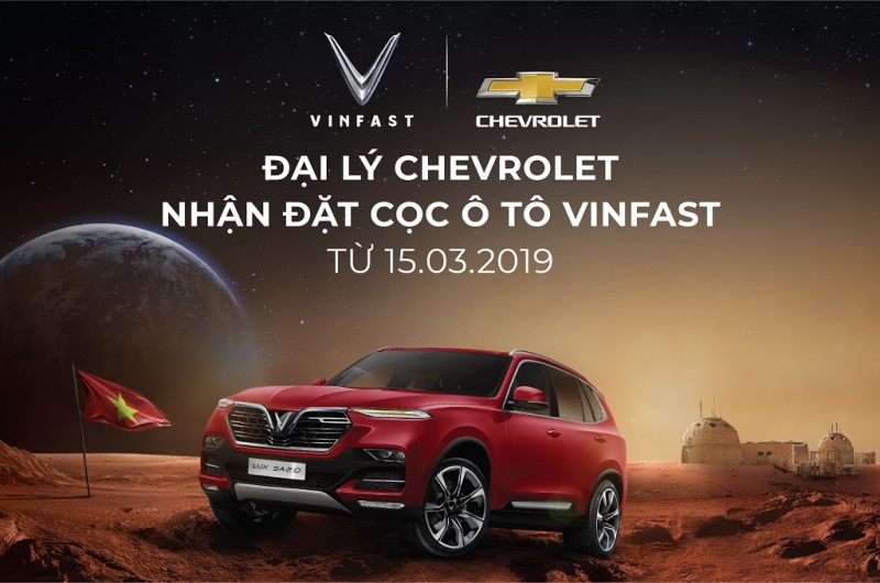 Đại lý Chevrolet bắt đầu bán xe VinFast dai ly chevrolet bat dau ban xe vinfast