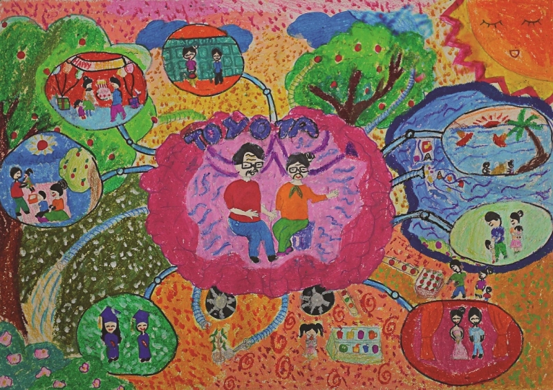 toyota viet nam trao giai cuoc thi ve tranh quoc te toyota