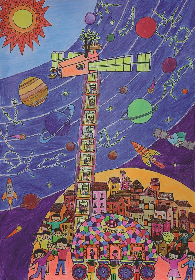 toyota viet nam trao giai cuoc thi ve tranh quoc te toyota