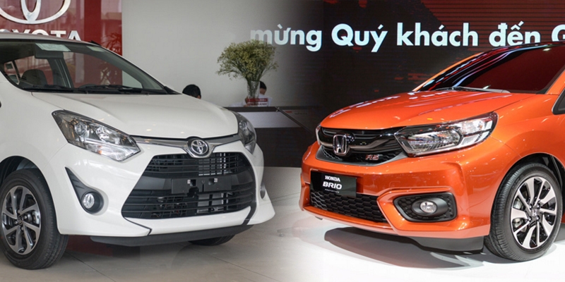 xe nho gia re chon honda brio hay toyota wigo tai viet nam