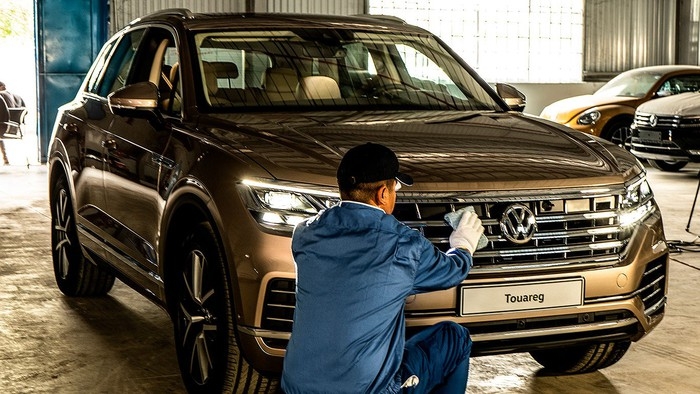 Volkswagen Touareg 2019 sẵn sàng cho màn ra mắt tại Vietnam Motor Show volkswagen touareg 2019 san sang cho man ra mat tai vietnam motor show