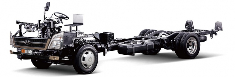 Hyundai County mới giá 1,4 tỷ đồng hyundai county the he moi ra mat gia 14 ty dong