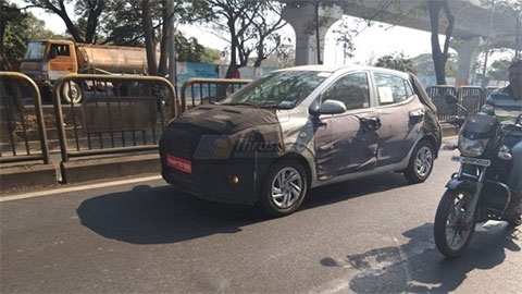 Hyundai Grand i10 2019 lộ diện trên đường thử