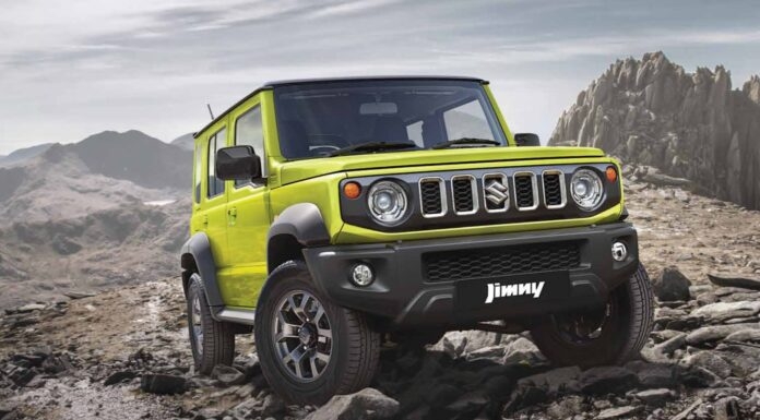 Suzuki Jimny phiên bản 5 cửa lộ diện