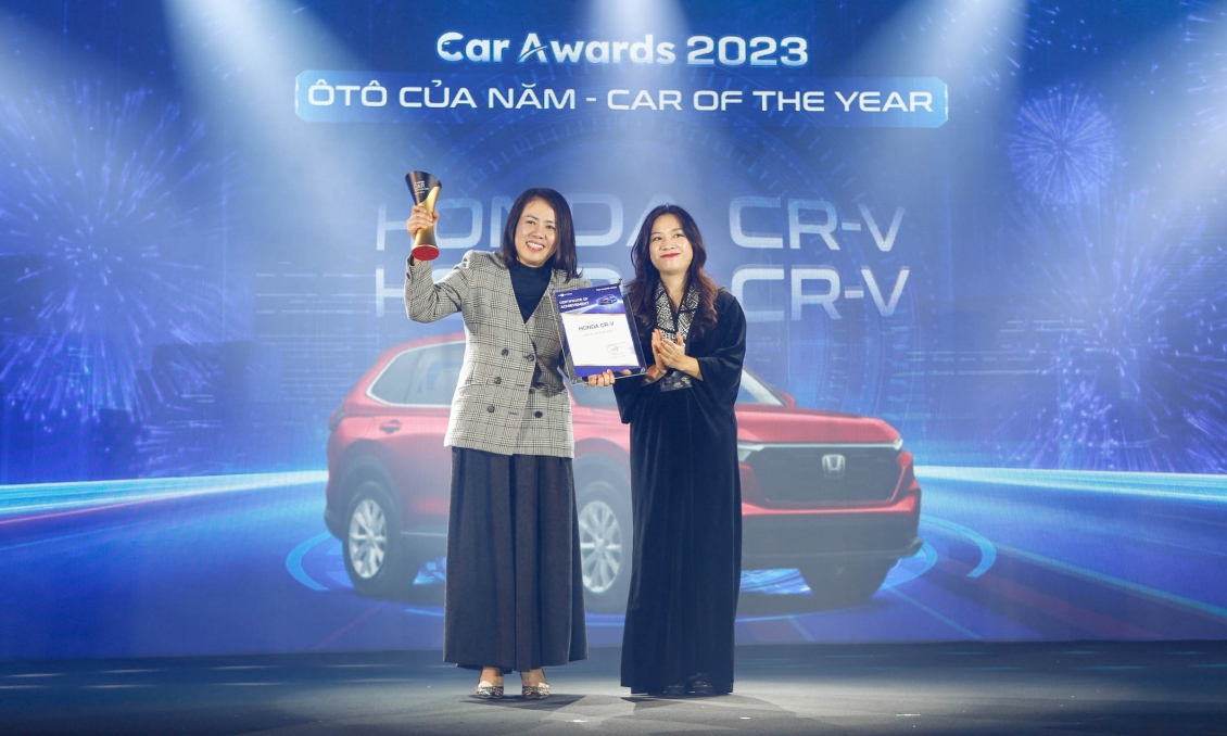 Honda CR-V và Honda Civic nhận Giải thưởng 'Ô tô của năm' tại Car Awards 2023