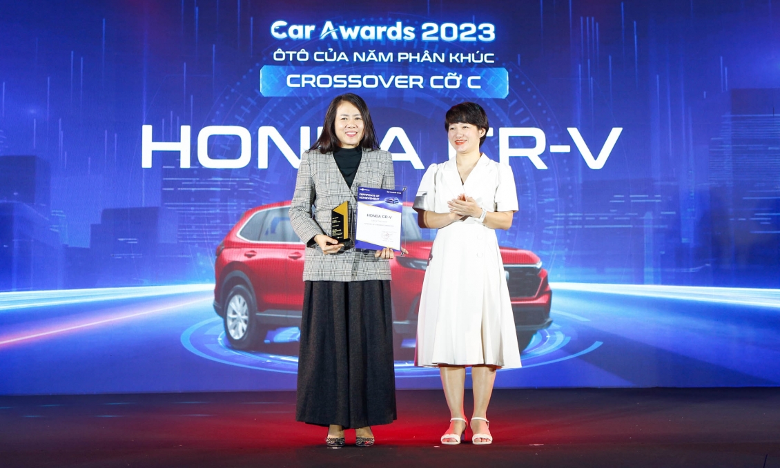 Honda CR-V và Honda Civic nhận Giải thưởng 'Ô tô của năm' 2023