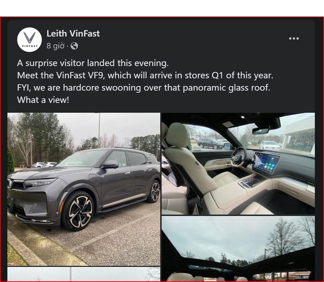 VinFast VF 9 cập bến đại lý