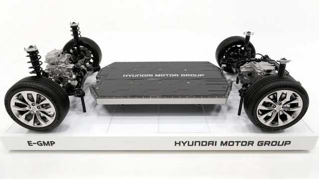Khung gầm chuyên dụng dành cho xe chạy điện E-GMP của Hyundai