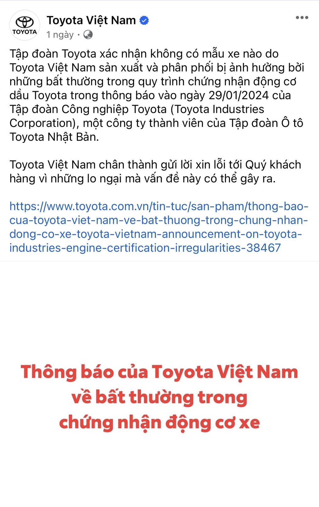 Nhiều mẫu xe Toyota tạm dừng phân phối, xe bán tại Việt Nam không bị ảnh hưởng