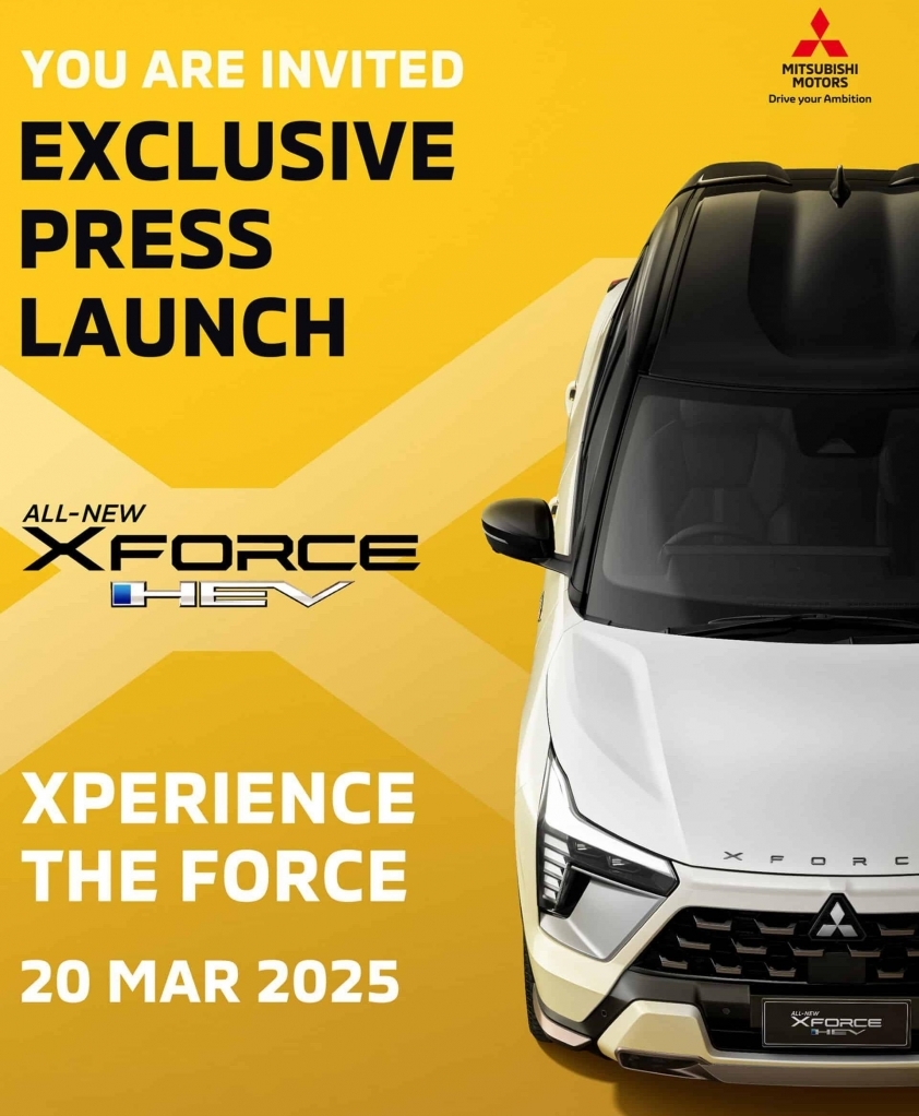 Mitsubishi Xforce HEV chốt lịch ra mắt tại Thái Lan, chờ ngày về Việt Nam