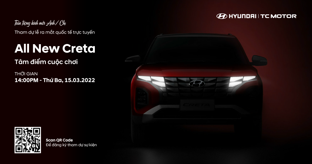 Hyundai Creta 2022 hoàn toàn mới chốt lịch ra mắt